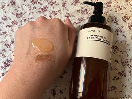 5番 白玉グルタチオンCアロママッサージクレンジング/numbuzin/オイルクレンジングを使ったクチコミ(3枚目)