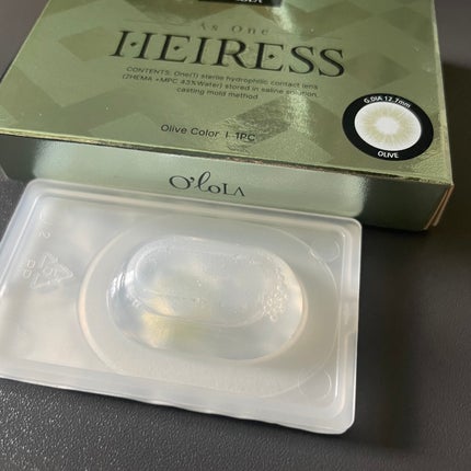 エアリス(Heiress)/OLOLA/カラーコンタクトレンズを使ったクチコミ(2枚目)