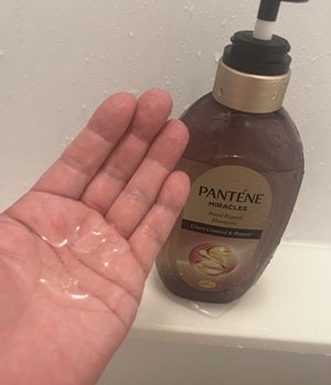 ミラクルズ うねりコントロール&リペア ボンドリペア シャンプー/トリートメント/パンテーン/市販シャンプーを使ったクチコミ(2枚目)