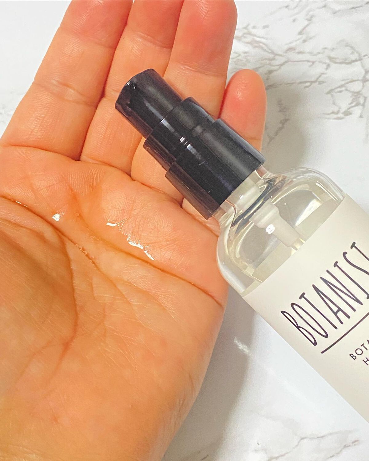 ボタニカルヘアオイル（モイスト）/BOTANIST/ヘアオイルを使ったクチコミ（2枚目）