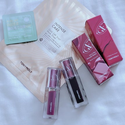 ゲットイットティント ウォーターフルバター/TONYMOLY/リップティントを使ったクチコミ(9枚目)