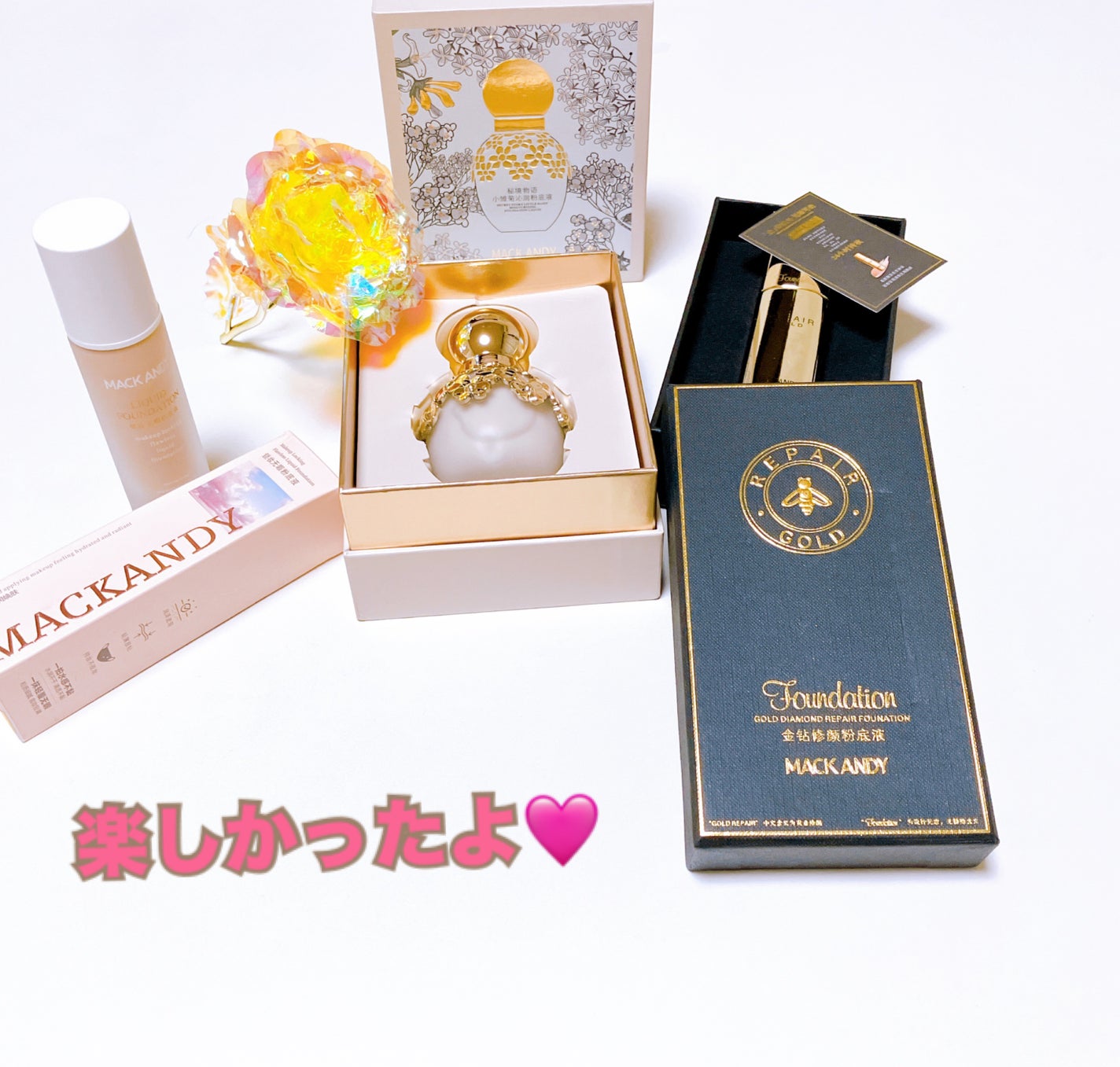 バレエダンサー フェイスパウダー/MACK ANDY/ルースパウダーを使ったクチコミ(2枚目)