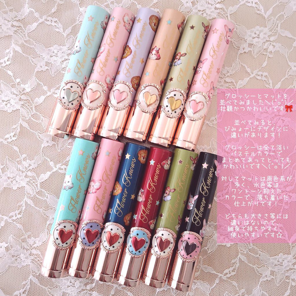 サーカスシリーズ グロッシーリップスティック /FlowerKnows/口紅を使ったクチコミ（3枚目）