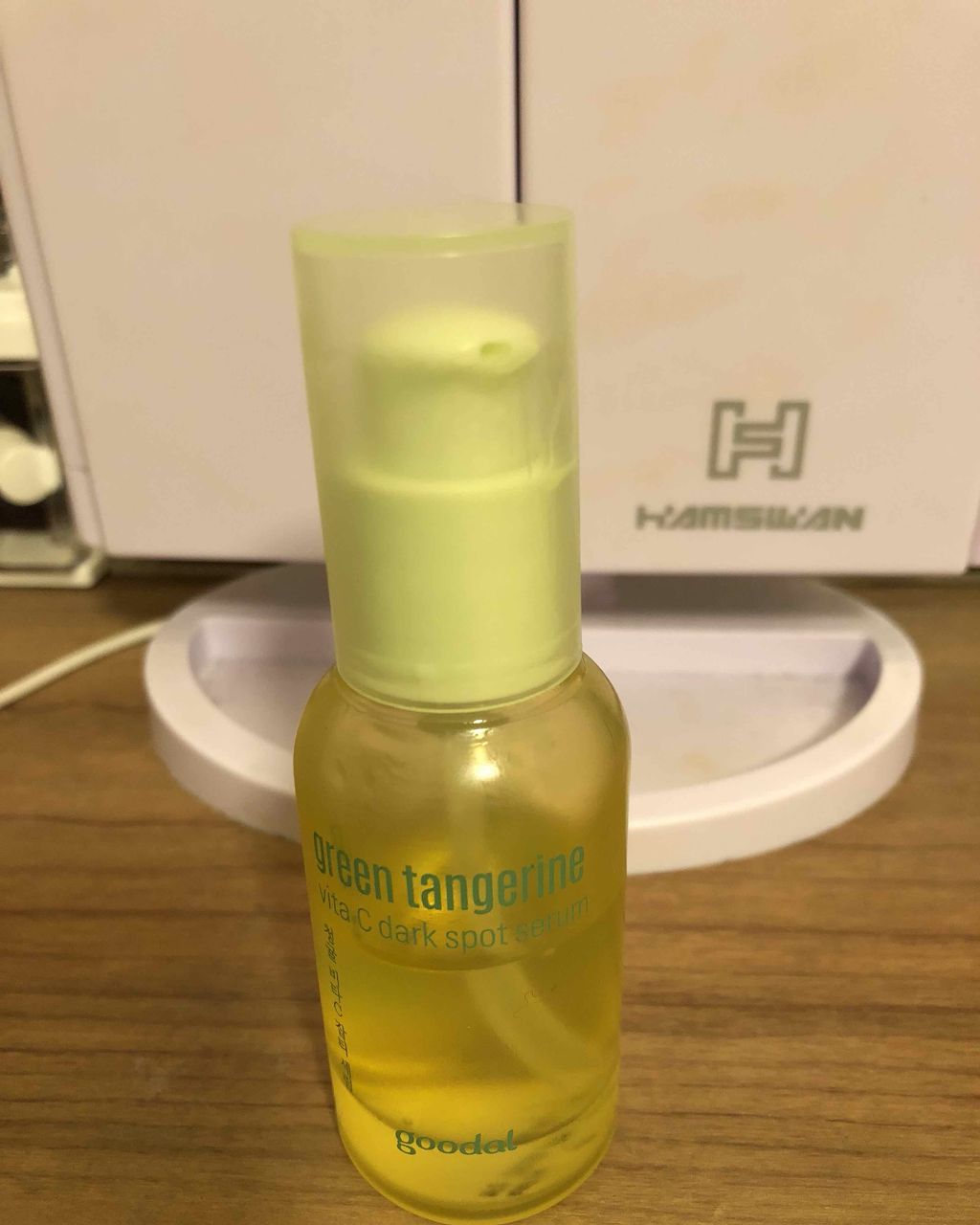 グリーンタンジェリン ビタC ダークスポットケアセラム/goodal/美容液を使ったクチコミ(1枚目)