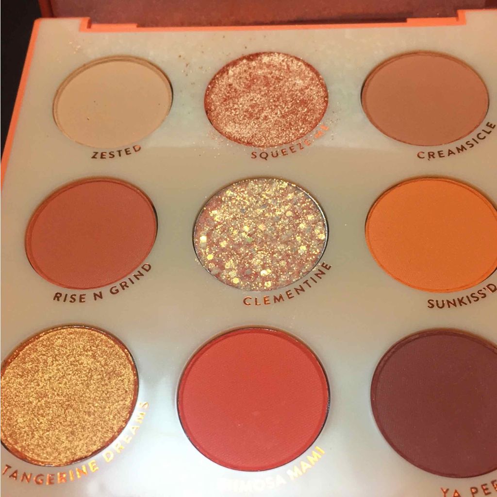 ORANGE YOU GLAD/ColourPop/アイシャドウパレットを使ったクチコミ(2枚目)