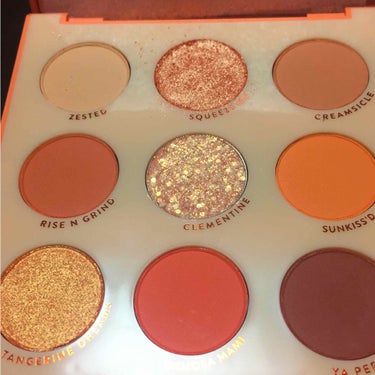 ORANGE YOU GLAD/ColourPop/アイシャドウパレットを使ったクチコミ（2枚目）