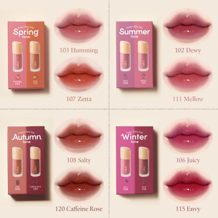 フルーティーグラムティント ミニデュオ/Laka/リップティントを使ったクチコミ(2枚目)