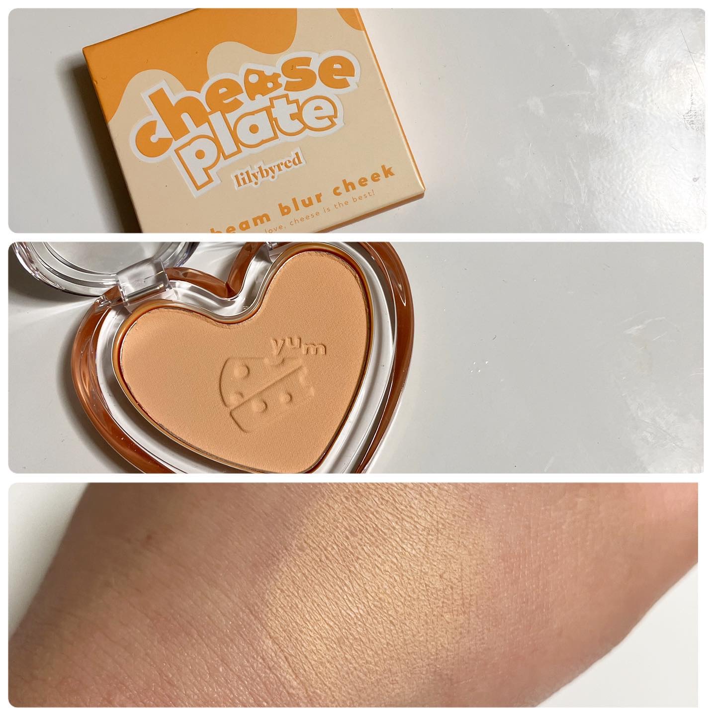 Luv Beam Cheek/lilybyred/パウダーチークを使ったクチコミ（2枚目）