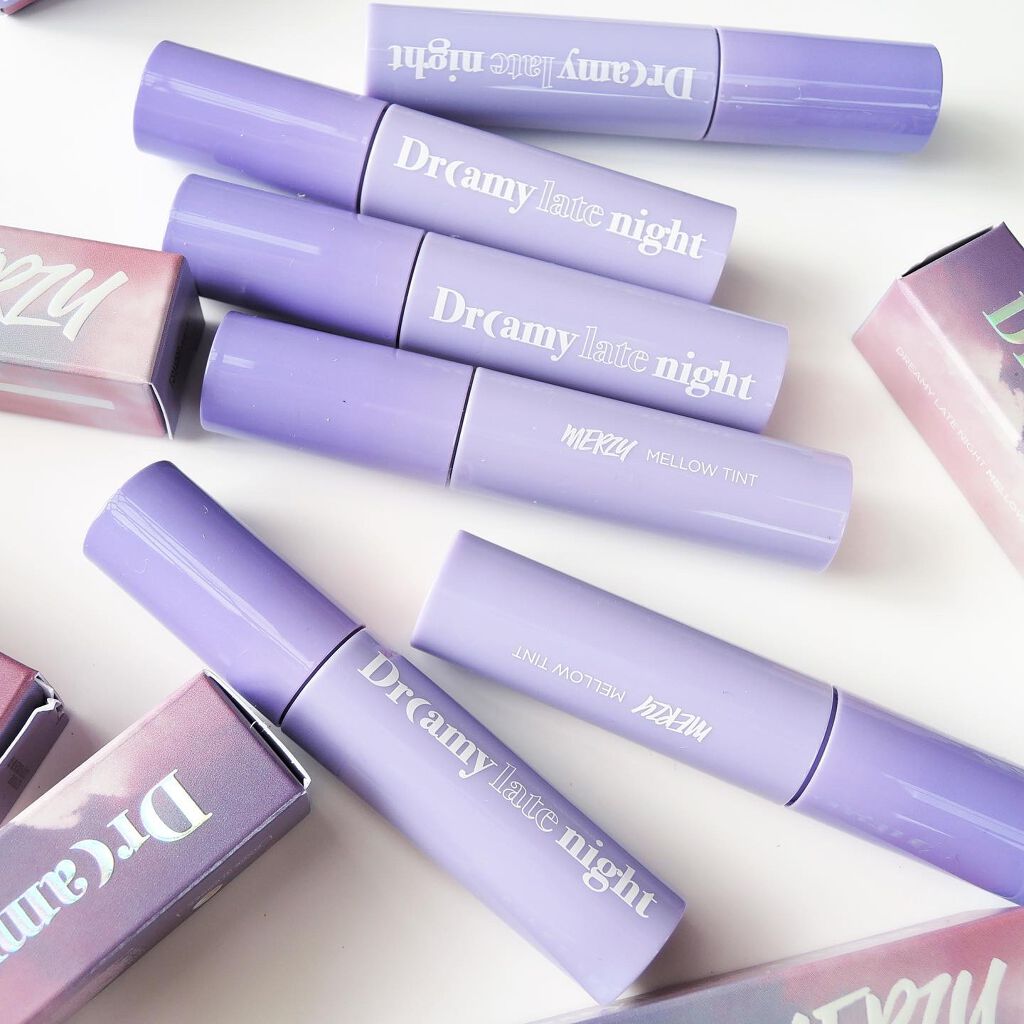 ドリーミーレイトナイト メロウティント/MERZY/リップティントを使ったクチコミ(5枚目)