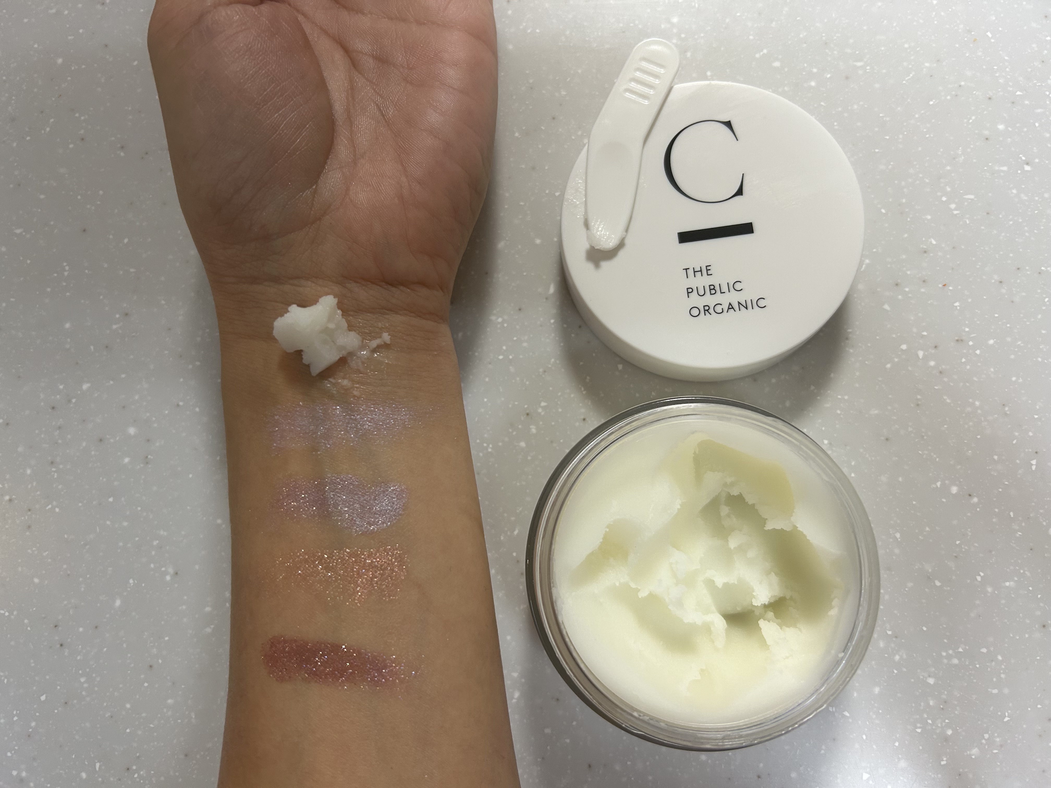  シンクロヌーディー フラワーバタークレンジングバーム/C THE PUBLIC ORGANIC/クレンジングバームを使ったクチコミ（2枚目）