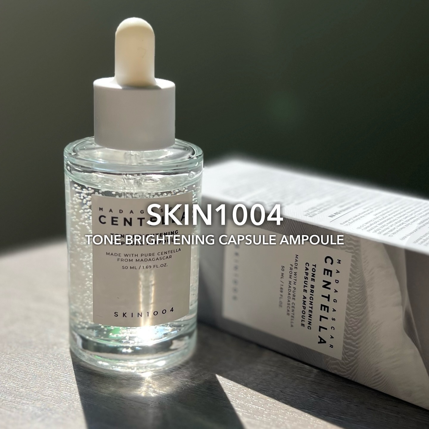 トーンブライトニング カプセルアンプル/SKIN1004/美容液を使ったクチコミ（1枚目）