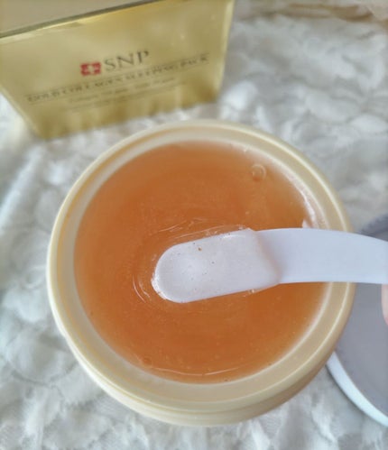 SNP ゴールド コラーゲン スリーピング パック/SNP/シートマスク・パックを使ったクチコミ(3枚目)
