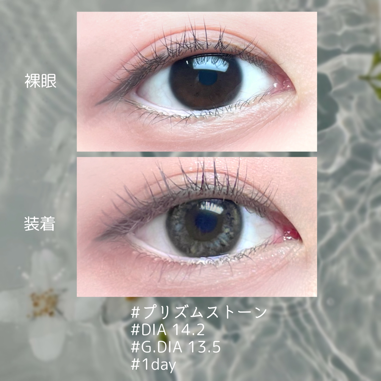 miium 1day プリズムストーン/miium/ワンデー（１DAY）カラコンを使ったクチコミ（2枚目）