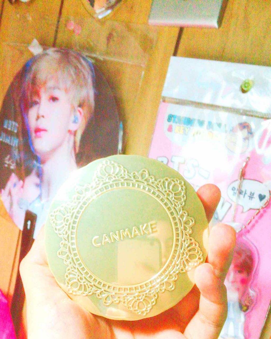 【旧品】マシュマロフィニッシュパウダー/キャンメイク/プレストパウダーを使ったクチコミ(2枚目)