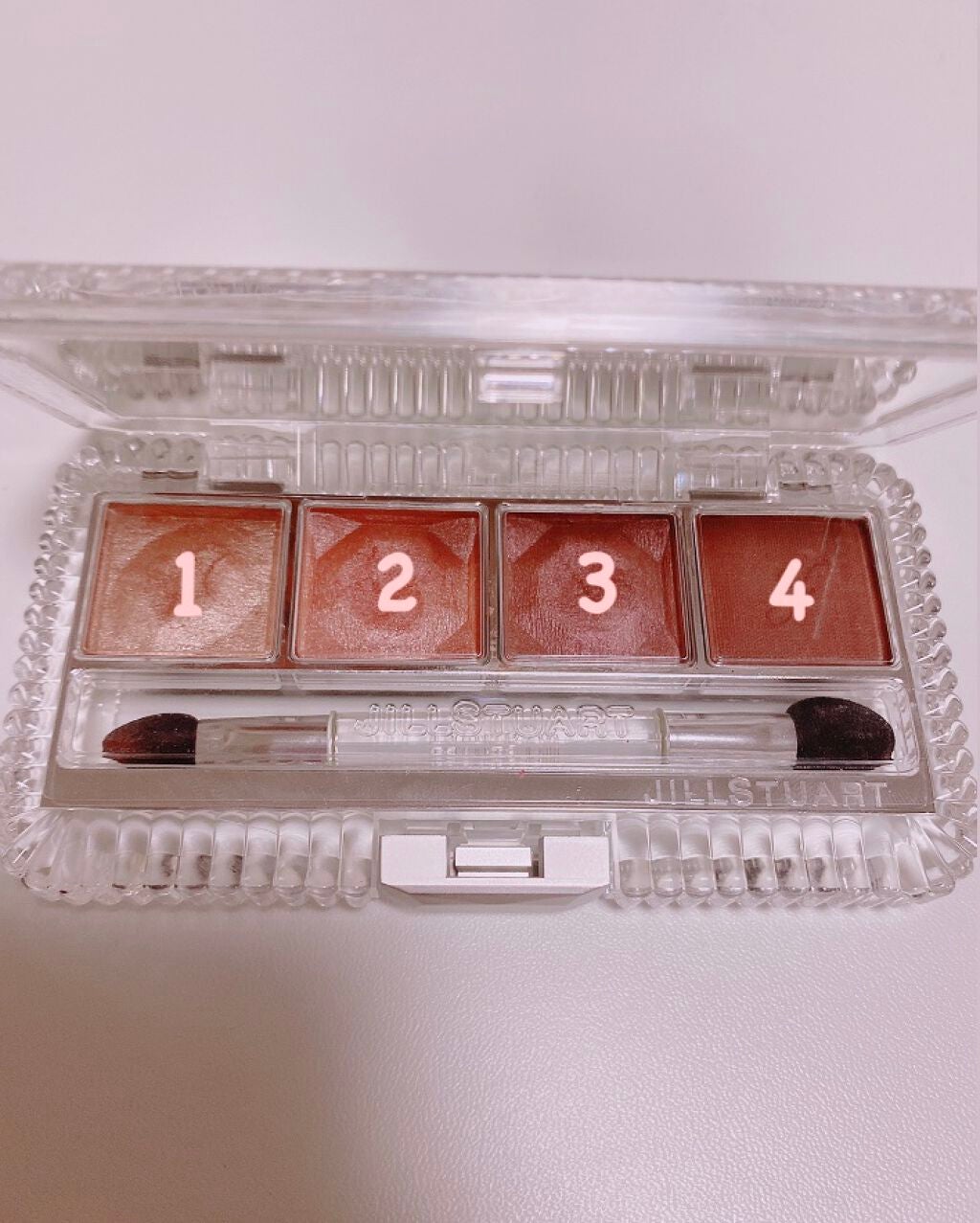 エターナルクチュール アイズ ベルベット/JILL STUART/アイシャドウパレットを使ったクチコミ(4枚目)