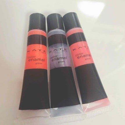 カラーエナメルグロス/KATE/リップグロスを使ったクチコミ(1枚目)