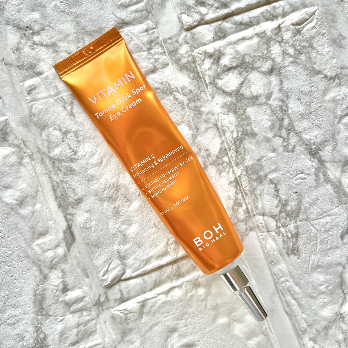 BIOHEAL BOH ビタミントーニングダークスポットアイクリームのクチコミ「◼️BIO HEAL BOH
#ビタミントーニングダークスポットアイクリーム
.

なかなかも.....」（1枚目）