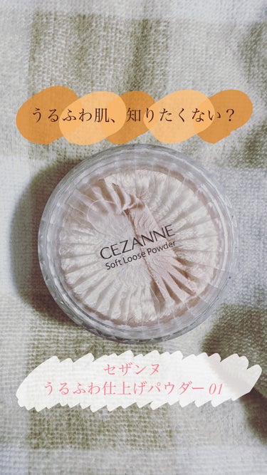 うるふわ仕上げパウダー/CEZANNE/ルースパウダーを使ったクチコミ（1枚目）