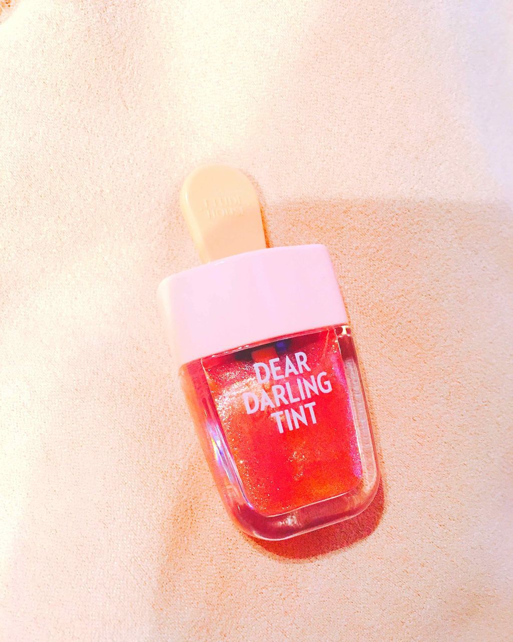 ディアダーリン ウォータージェルティント （アイスティント）/ETUDE/口紅を使ったクチコミ（1枚目）