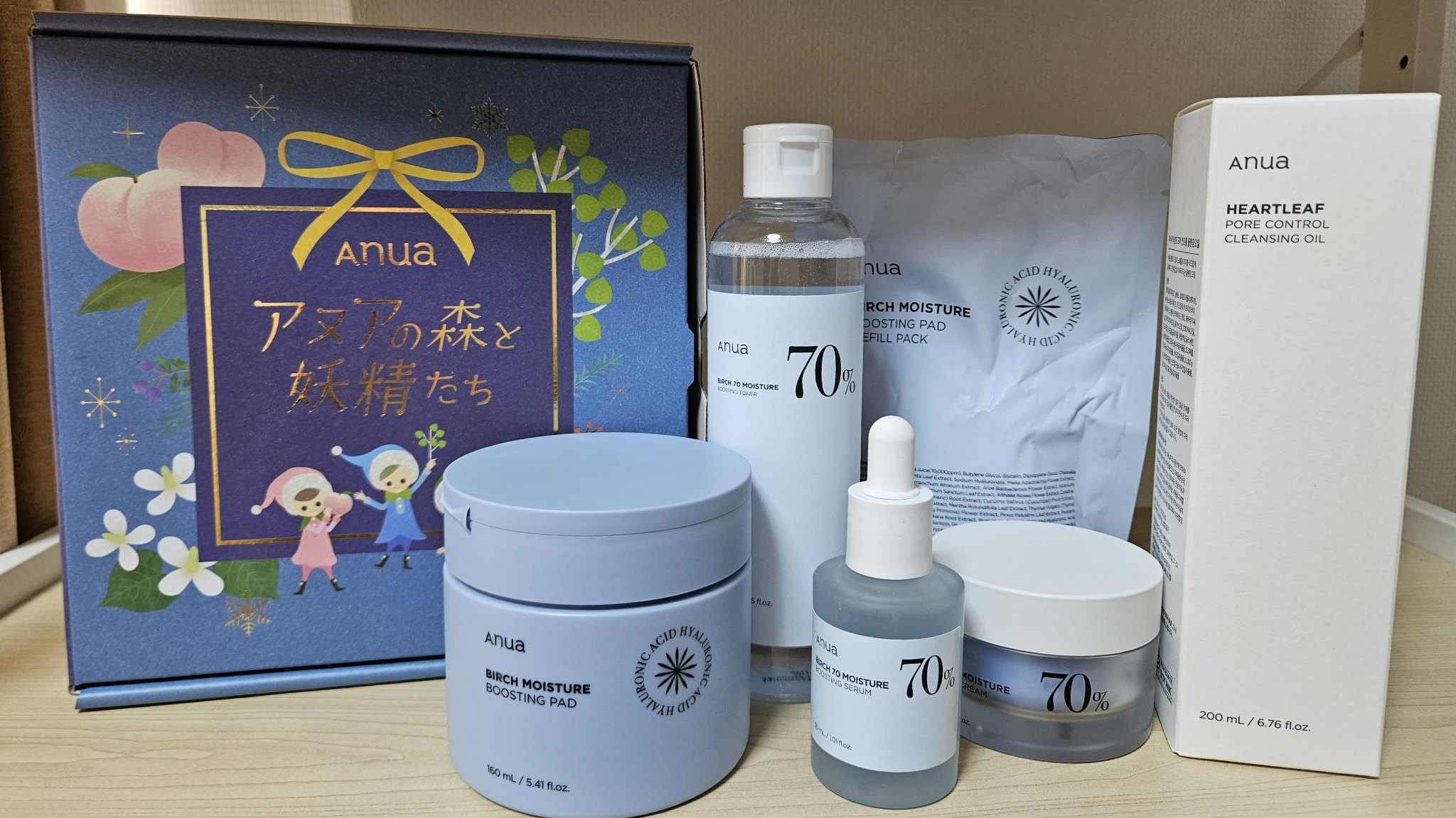 シラカバ 70% 水分ブースティングトナー/Anua/化粧水を使ったクチコミ（1枚目）