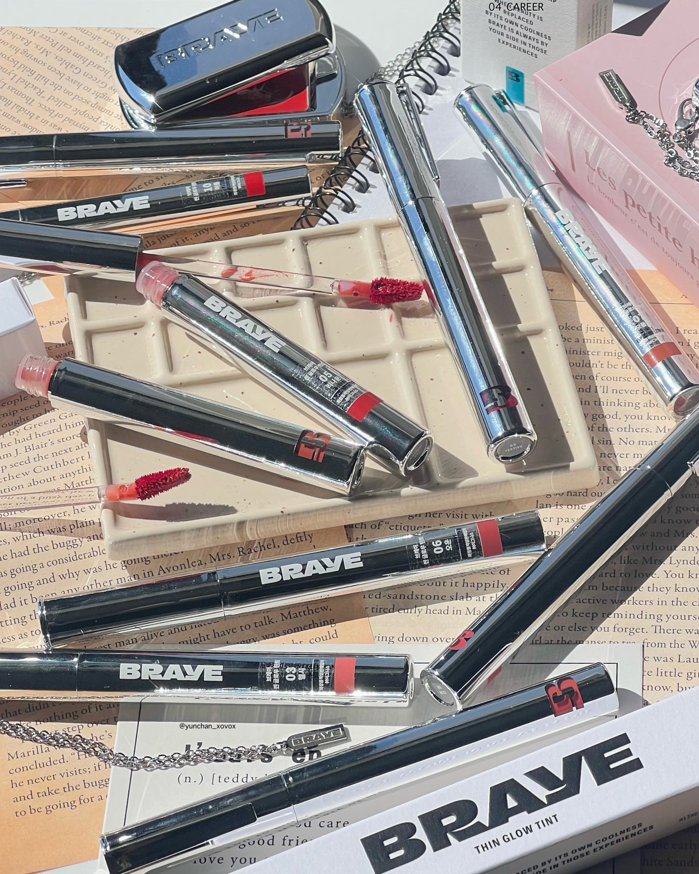 THIN GLOW TINT/BRAYE/口紅を使ったクチコミ(3枚目)