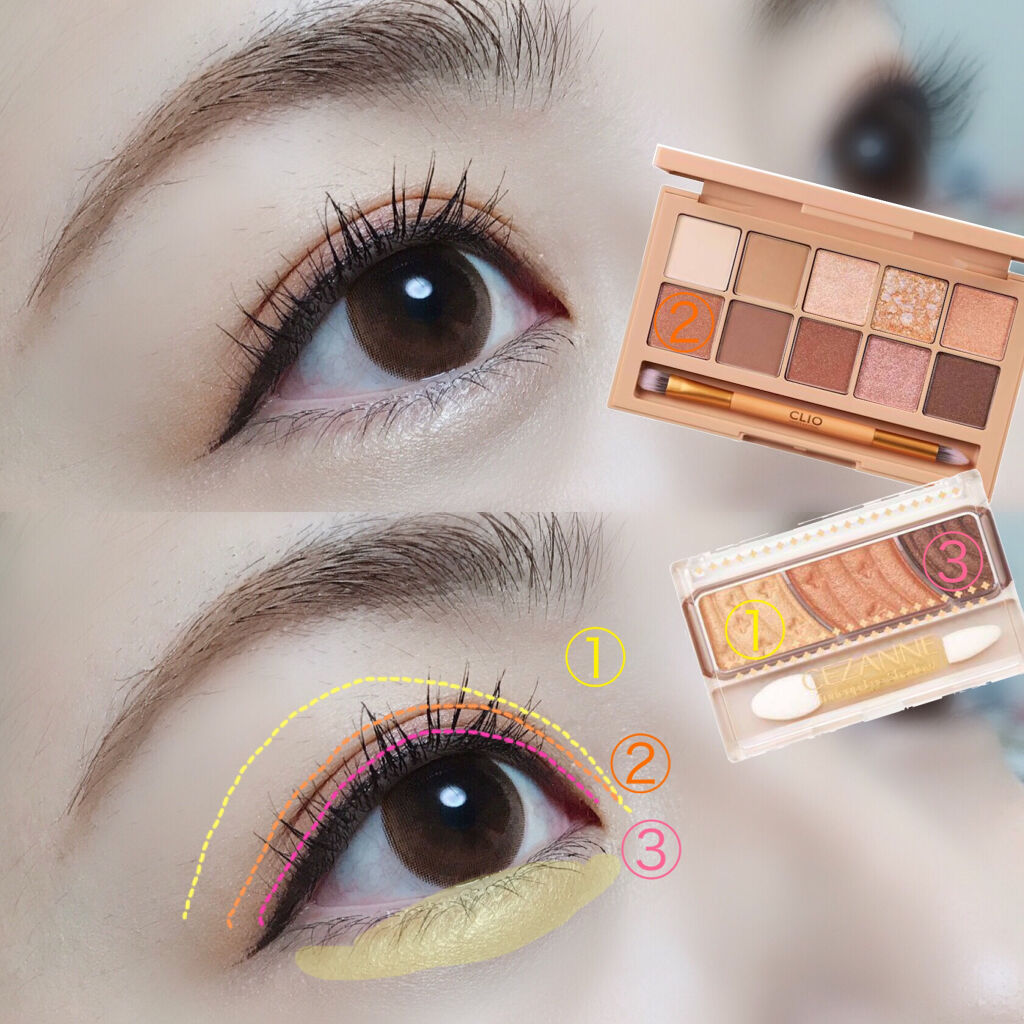 トーンアップアイシャドウ/CEZANNE/アイシャドウパレットを使ったクチコミ（2枚目）