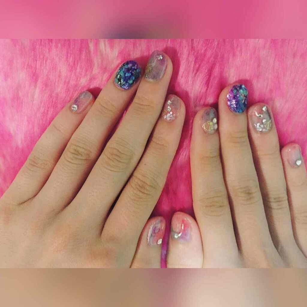 カラフルネイルズ ネイルハードナー/キャンメイク/ネイルトップコートを使ったクチコミ（2枚目）