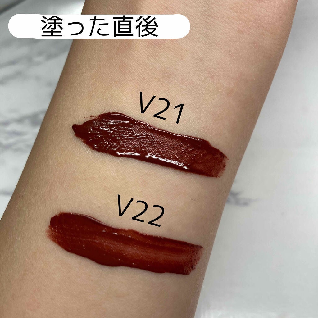 ザ ヘリテージ ベルベット ティント/MERZY/リップティントを使ったクチコミ(2枚目)