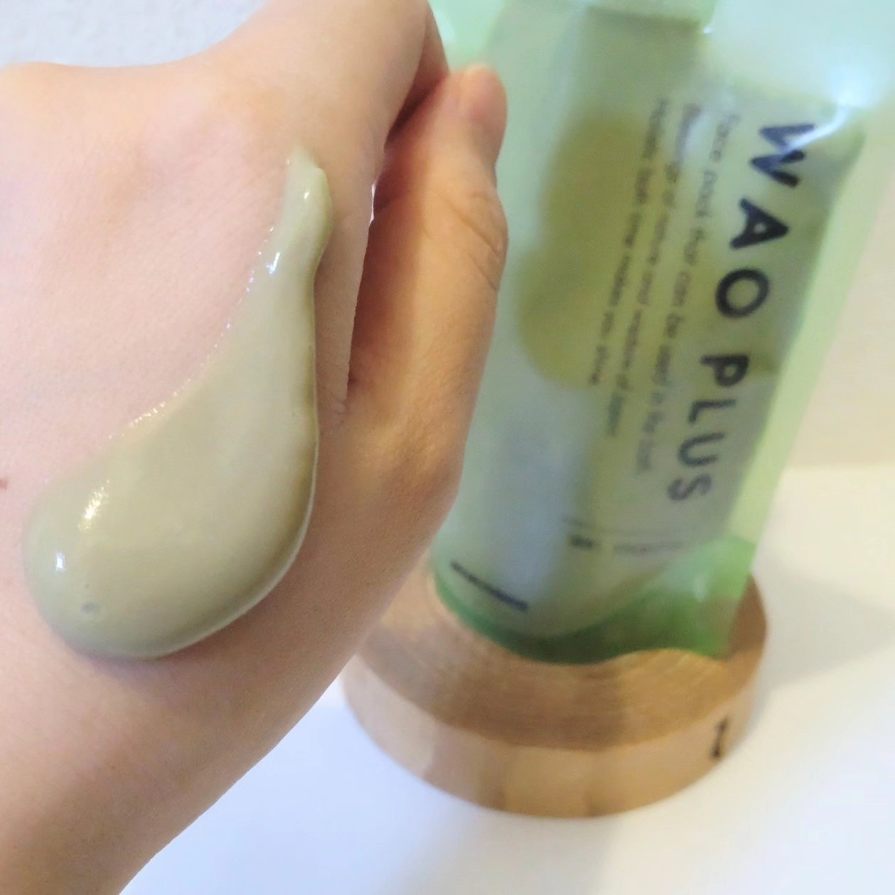 skinmarche WAOPLUS ハートリーフマグワートブースターマスク/ブレーンコスモス/洗い流すパック・マスクを使ったクチコミ（2枚目）