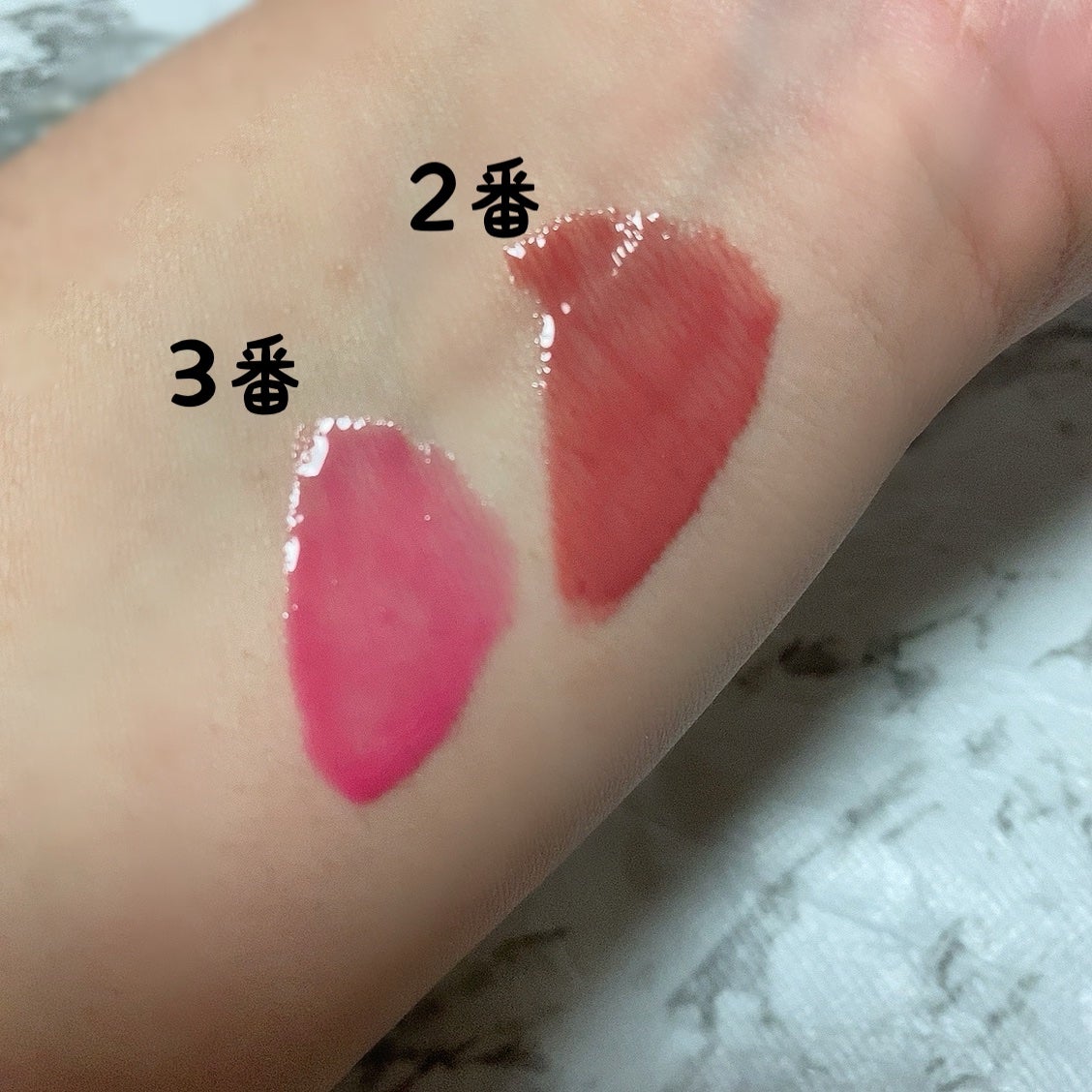 teo and the Verry Jellow/タオアンダー/リップグロスを使ったクチコミ(2枚目)