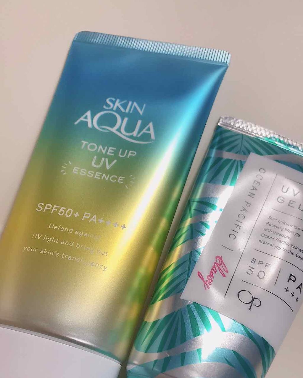 スキンアクア トーンアップUVエッセンス/スキンアクア/日焼け止めクリームを使ったクチコミ(1枚目)