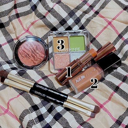 UR GLAM EYE & CHEEK COLOR/U R GLAM/単色アイシャドウを使ったクチコミ(2枚目)