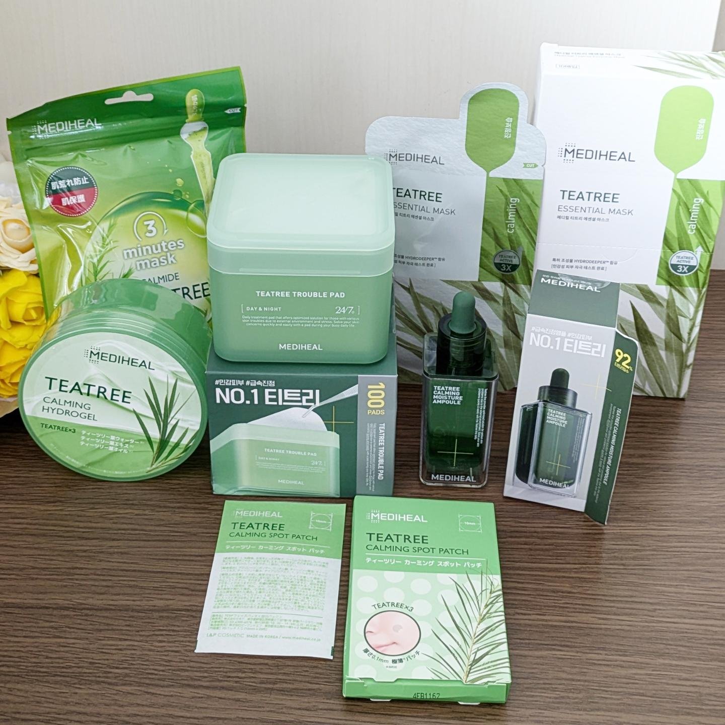 3ミニッツマスク：カーマイド with ティーツリー/MEDIHEAL/シートマスク・パックを使ったクチコミ（1枚目）