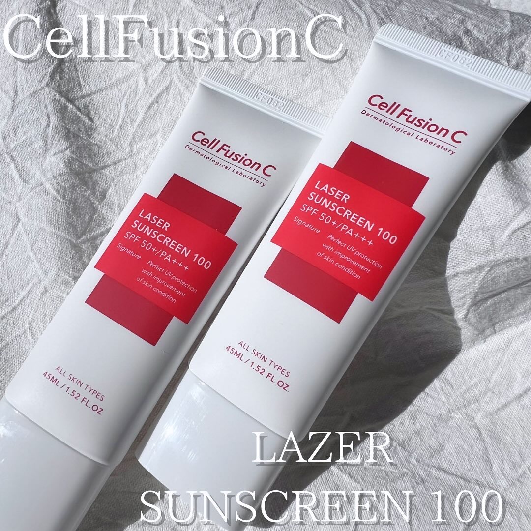 レーザーサンスクリーン 100/Cell Fusion C(セルフュージョンシー)/日焼け止めクリームを使ったクチコミ（2枚目）