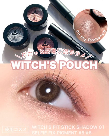 セルフィーフィックスピグメント/Witch's Pouch/単色アイシャドウを使ったクチコミ(1枚目)