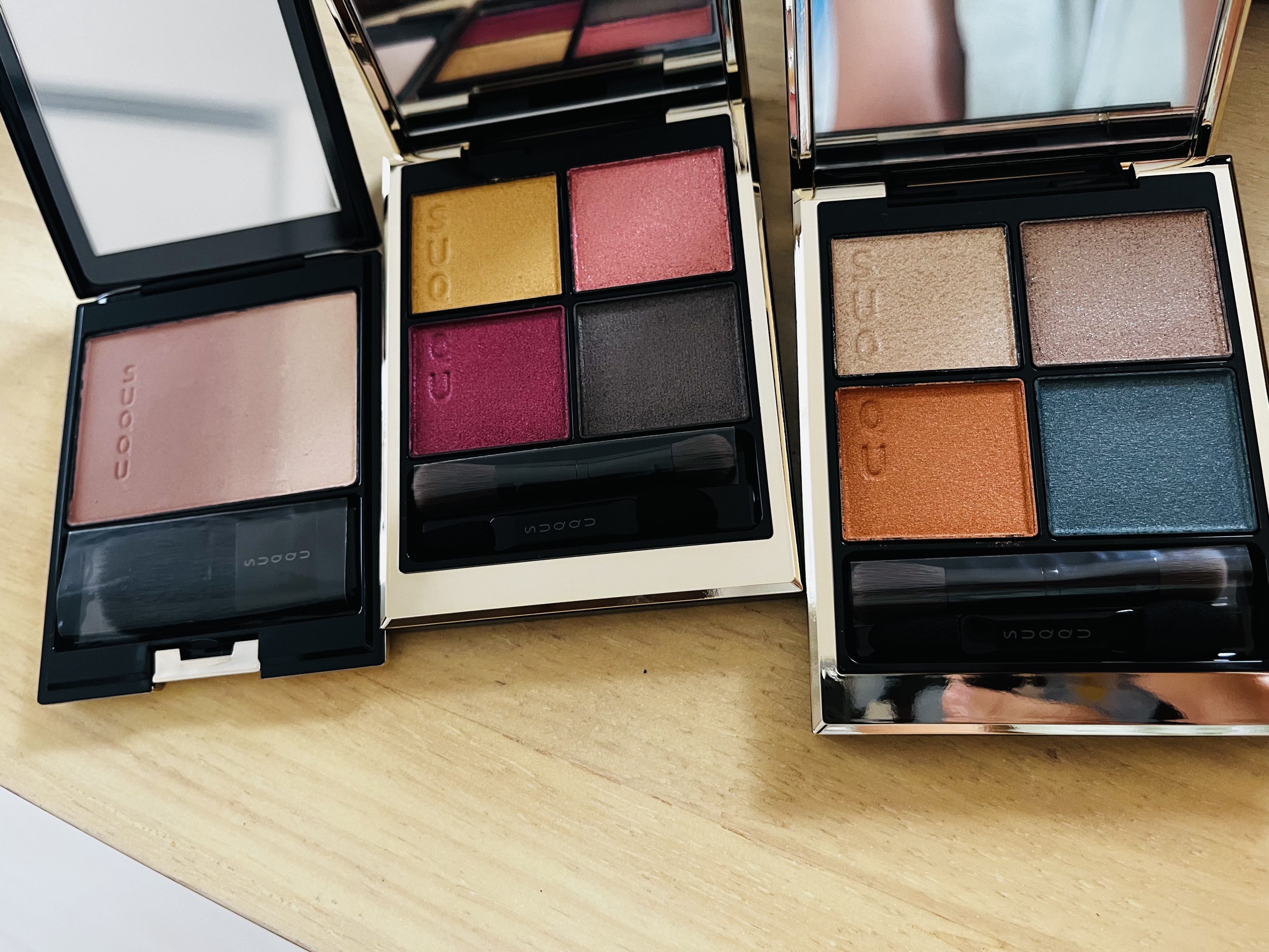 シグニチャー カラー アイズ 08 風撫 -KAZENADE-/SUQQU/アイシャドウパレットを使ったクチコミ（1枚目）