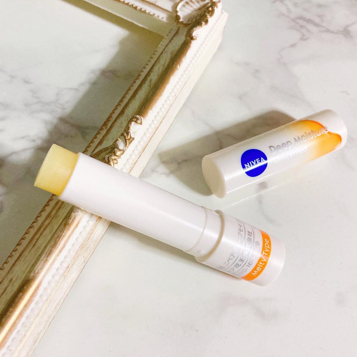 ニベア ディープモイスチャーリップ メルティタイプ/ニベア/リップクリームを使ったクチコミ（1枚目）