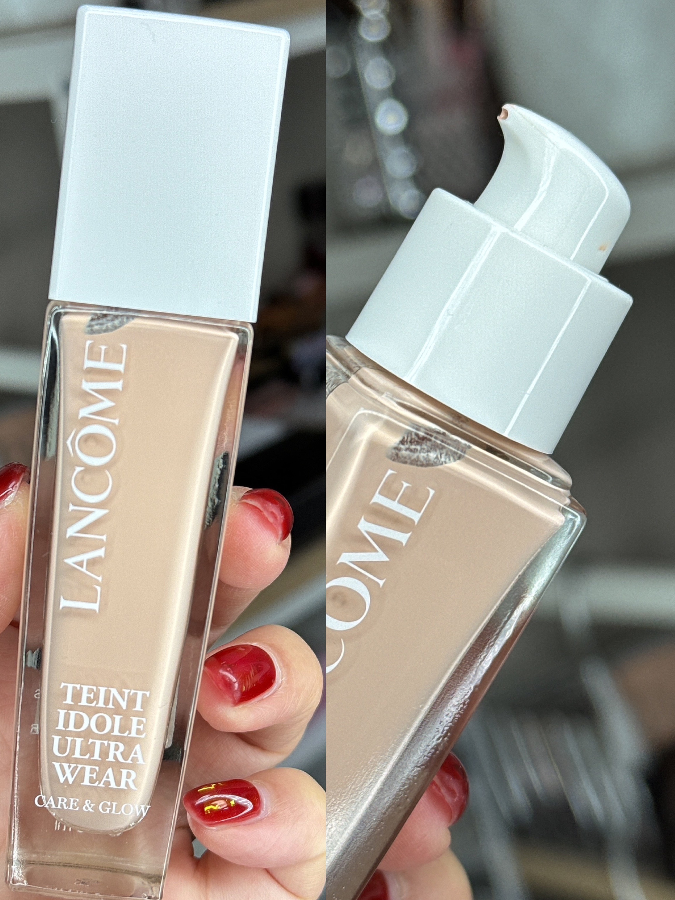 タンイドル ウルトラ ウェア ケア アンド グロウ P-01/LANCOME/リキッドファンデーションを使ったクチコミ（2枚目）