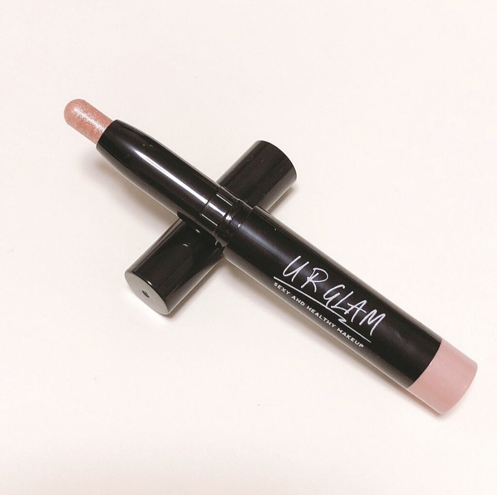 UR GLAM　EYESHADOW STICK 01 ライトピンク/U R GLAM/スティックアイシャドウを使ったクチコミ（1枚目）