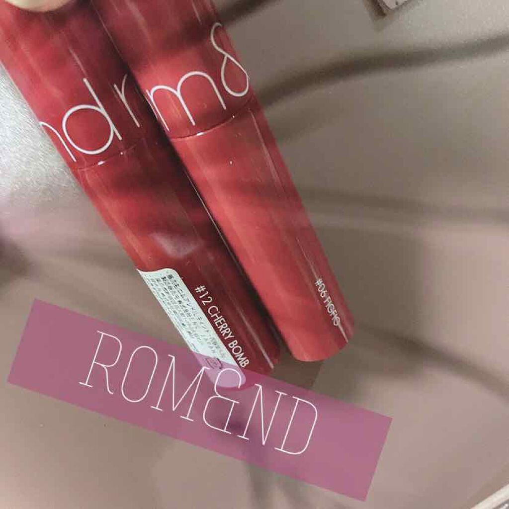 ジューシーラスティングティント/rom&nd/リップティントを使ったクチコミ(1枚目)