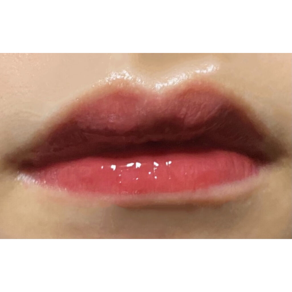 ジューシーラスティングティント 19 アーモンドローズ(ALMAND ROSE)/rom&nd/リップティントを使ったクチコミ（3枚目）