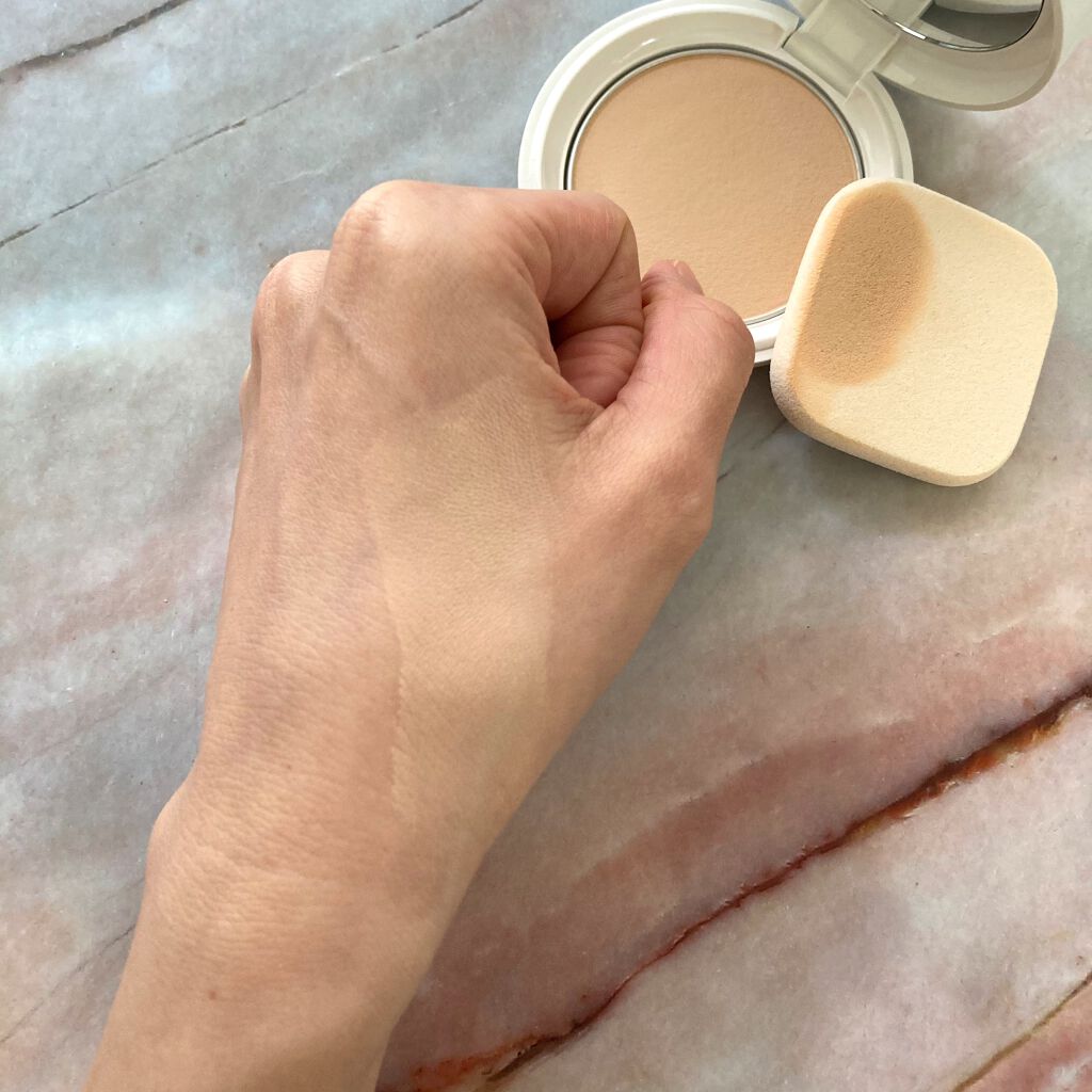 インテグレート グレイシィ プレミアムパクト/グレイシィ/パウダーファンデーションを使ったクチコミ（3枚目）