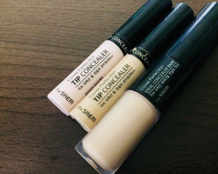 カバーパーフェクション チップコンシーラー/the SAEM/リキッドコンシーラーを使ったクチコミ(1枚目)
