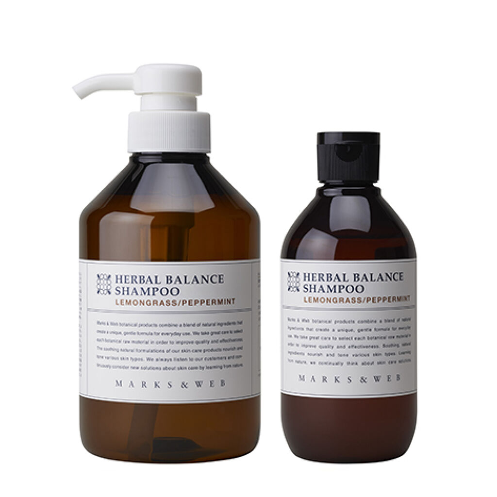 MARKS&WEB ハーバルバランスシャンプー/コンディショナー レモングラス/ペパーミント
