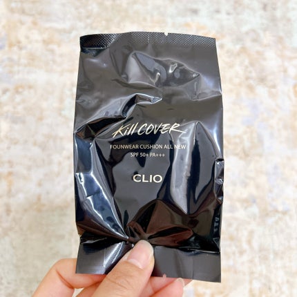 キル カバー ファンウェア クッション オールニュー/CLIO/クッションファンデーションを使ったクチコミ(4枚目)