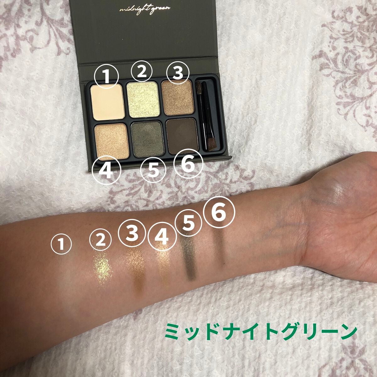 アイカラーパレット/heme/アイシャドウパレットを使ったクチコミ(4枚目)