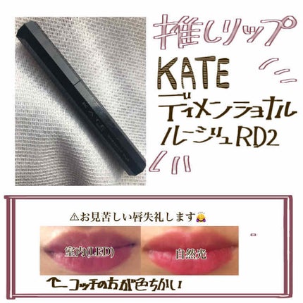 ディメンショナルルージュ/KATE/口紅を使ったクチコミ(2枚目)