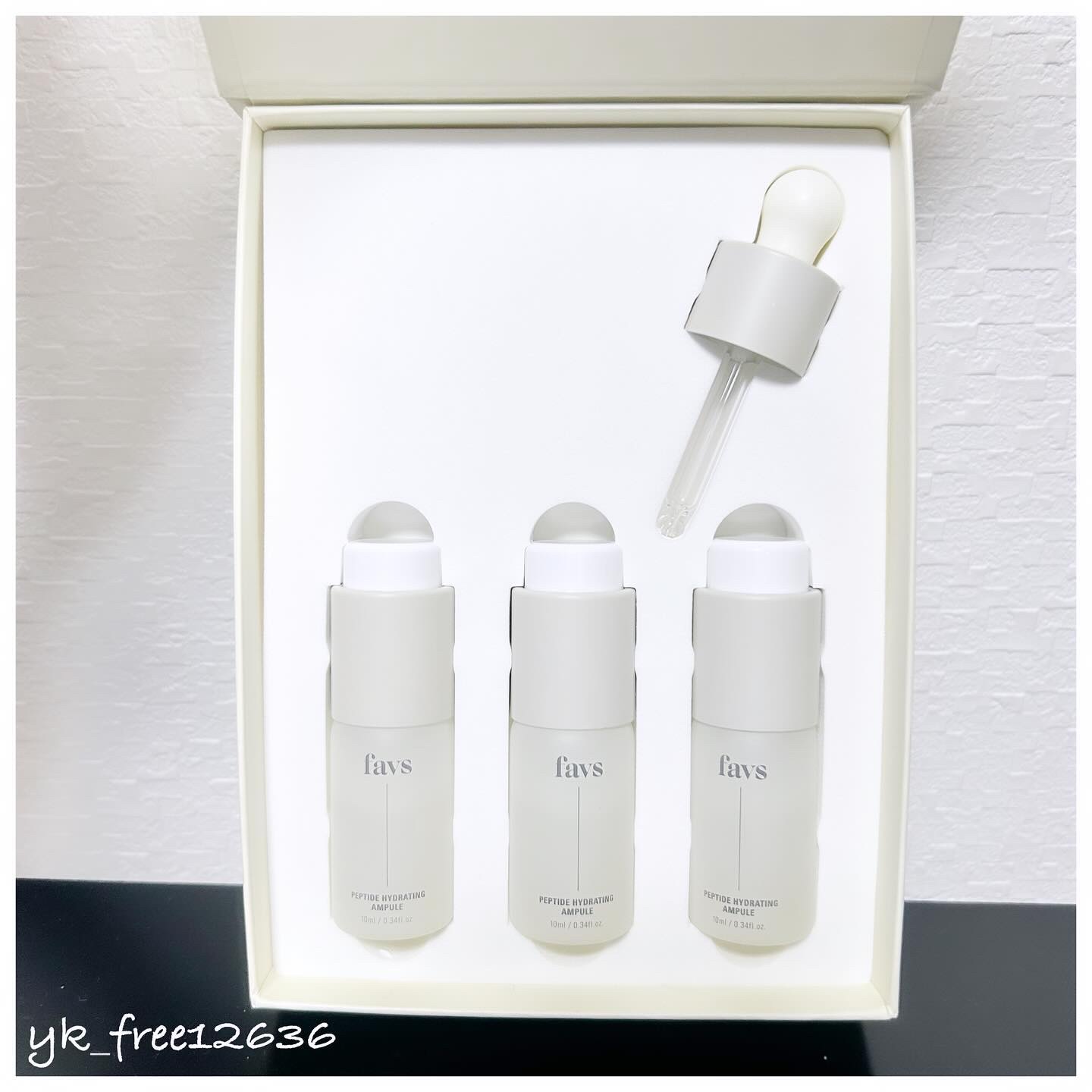 ペプチドハイドレーティングアンプル 3ea/favs/美容液を使ったクチコミ（3枚目）