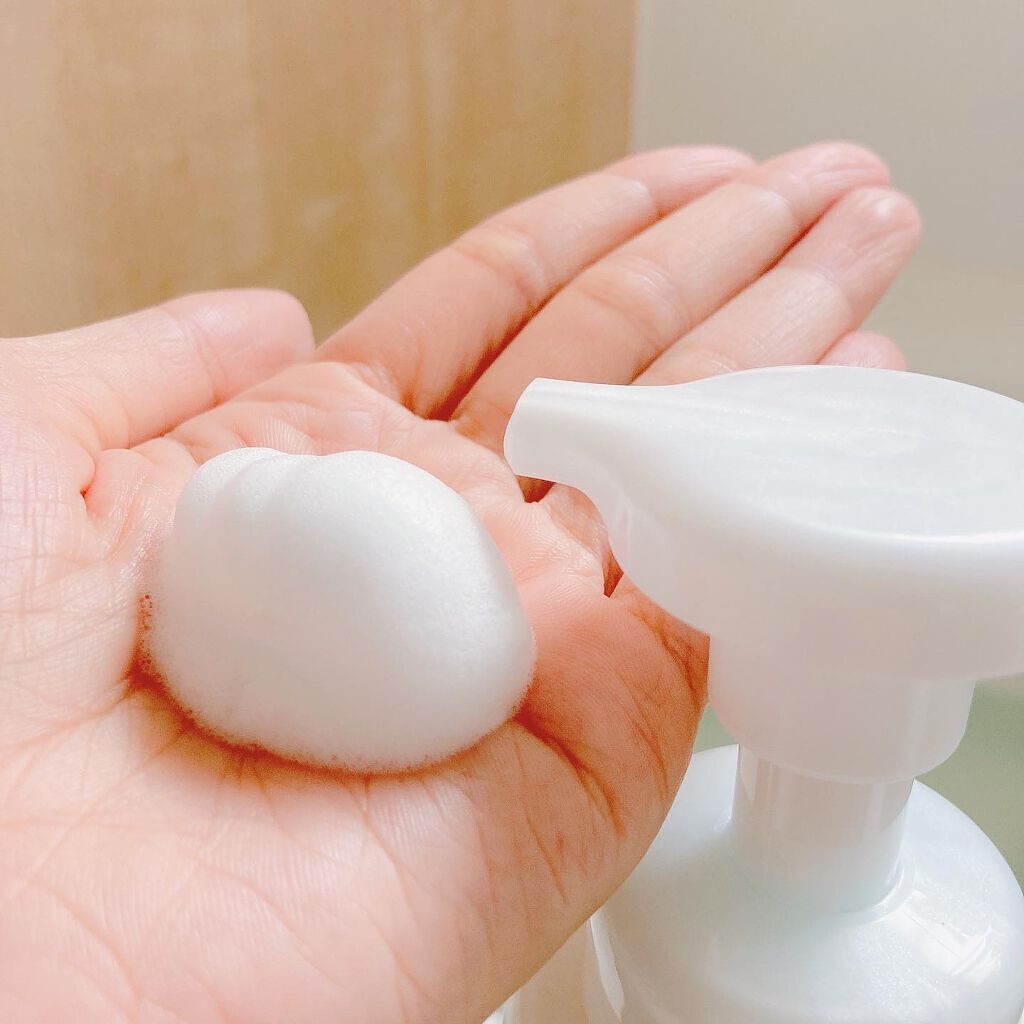 泡で出てくる ミルキィボディソープ やさしいせっけんの香り/ミルキィ/ボディソープを使ったクチコミ（2枚目）
