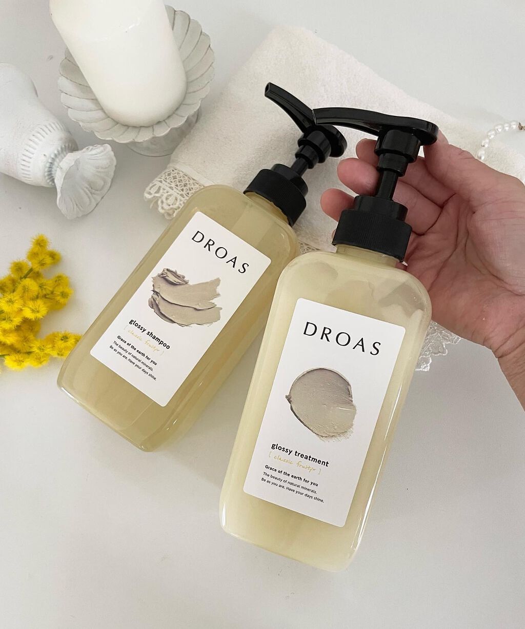 グロッシーシャンプー/DROAS/市販シャンプーを使ったクチコミ(4枚目)